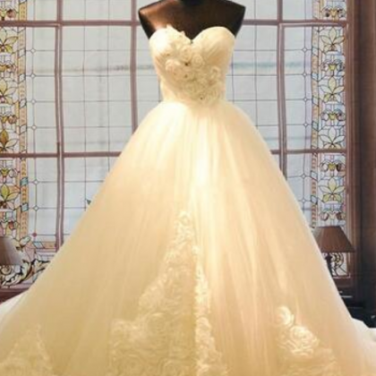 Classy Real Images Wedding Dresses A-line..