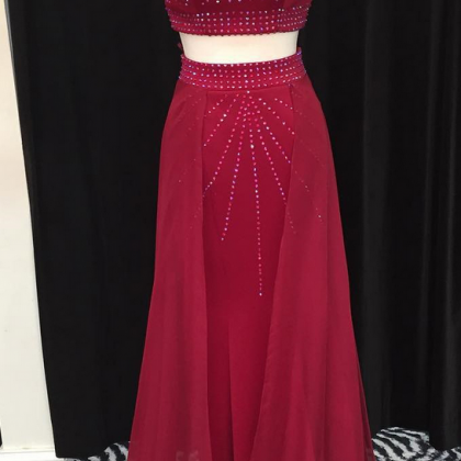 Charming Prom Dress, Sexy Two Piece Prom Dresses,..