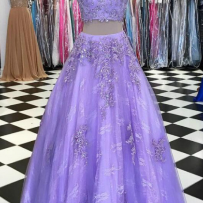Elegant Prom Dress,sexy Prom Dress,two Piece Prom..