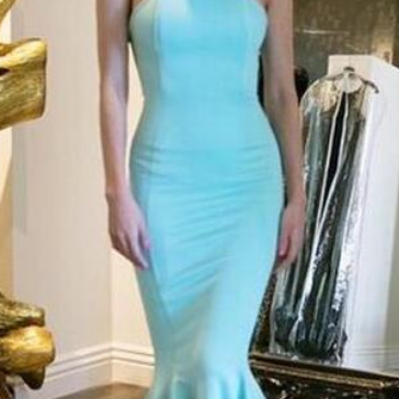 Charming Mermaid Prom Dress,sexy Backless Prom..
