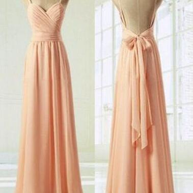 Pink Simple Prom Dress,sexy Prom Dress,long Prom..
