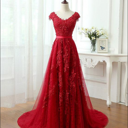 Red Evening Dress, Fashion Design Evening Dresses..