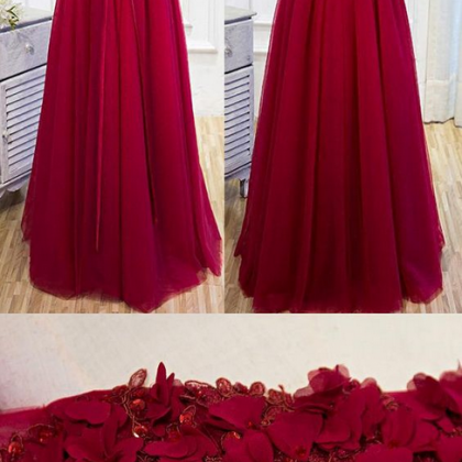 Long Prom Dresses,burgundy Evening Dresses,short..