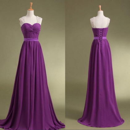 Purple Prom Dresses,long Prom Dresses,party..