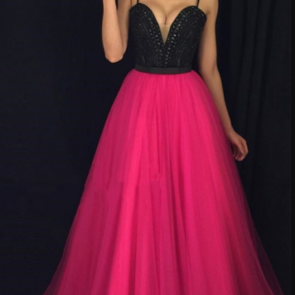 Prom Dress,modest Prom Dress,black Sweetheart Long..