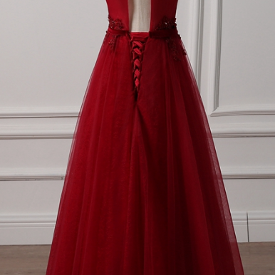 Burgundy Evening Gown, A Dress Skirt, A Tuxedo, A..