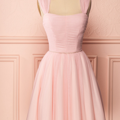 Short Pink Prom Dress Homecoming Dress, 2017 Pink..