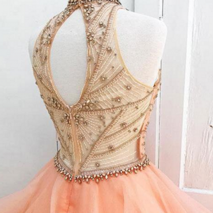 A-line Ball Prom Dress, Long Prom Dress, Princess..