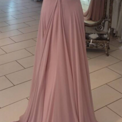 Illusion Blush Bridesmaid Dress,sexy Open Back..