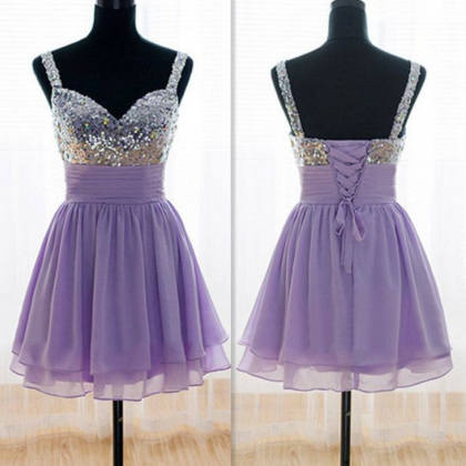 Sequins Homecoming Dresses,shiny Evening Dresses ,..