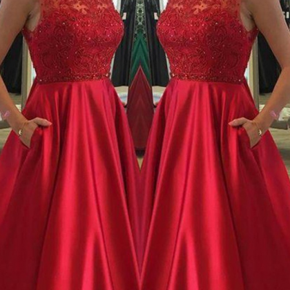 Charming Prom Dress,red Backless Prom Dress,prom..