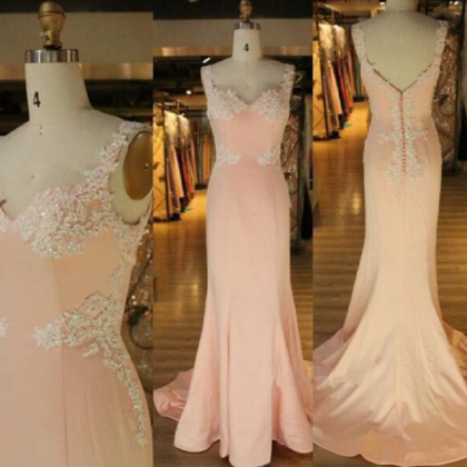 Prom Dress, Prom Dress,modest Prom Dresses,pink..
