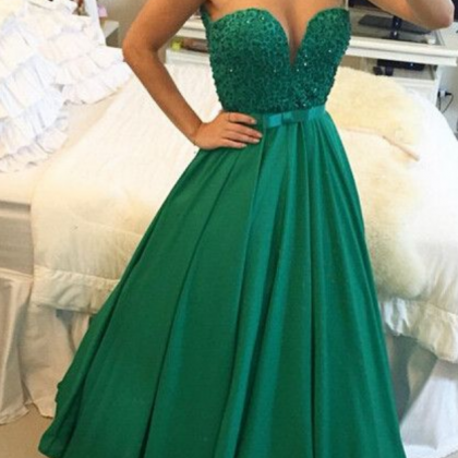 Prom Dresses, Green Prom Dress, Long Prom Dresses,..