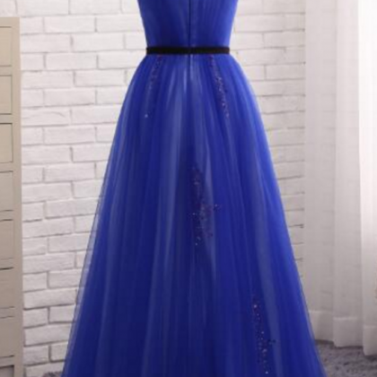 Royal Blue Party Dress, The Gorgeous Turkish..