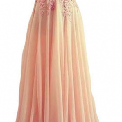 Custom Made High Quality Chiffon Prom Dress..