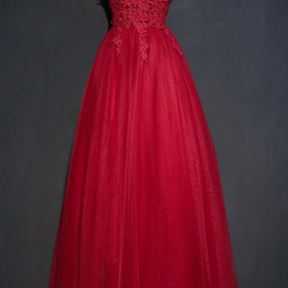 Vintage Lace High Neck Prom Dresses,long Tulle..