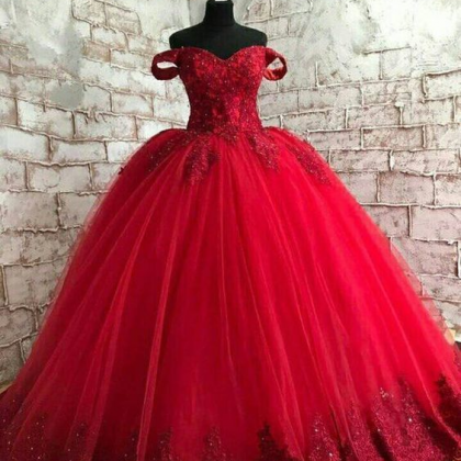 Fashion Lux Red Prom Dress, Gothic Prom Dress, Red..