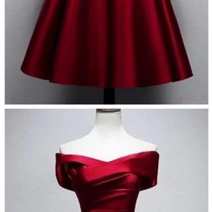 Fashion Lux Charming Red A Line Prom Dress, Short..