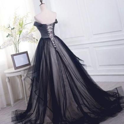 Charming Off The Shoulder Prom Dresses,long Prom..