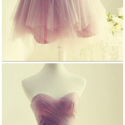 Sweetheart Homecoming Dresses, Pink Short..