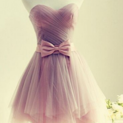 Sweetheart Homecoming Dresses, Pink Short..
