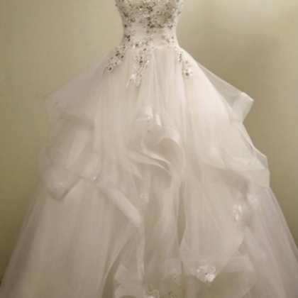 Halter Neck, Lace-up Ball Gown ,floor-length..