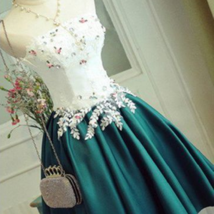 Green Homecoming Dress,short Prom Dresses,cocktail..