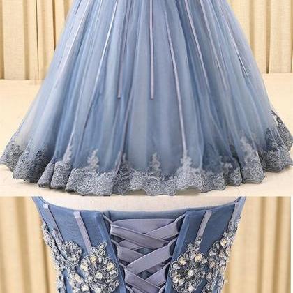 A-line Prom Gown,sweetheart Prom..