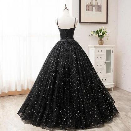 Black Prom Dress 2021, Sweet 16 Dress, Formal..