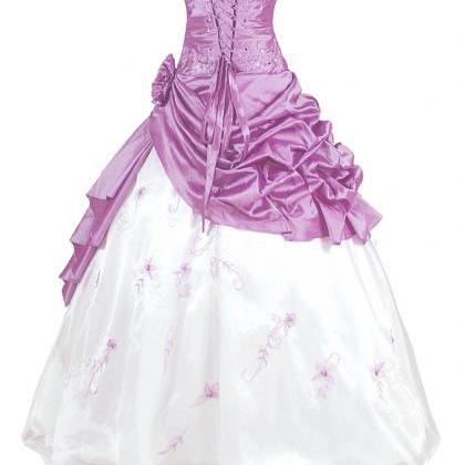 Light Purple Prom Dress,ball Gown Prom..
