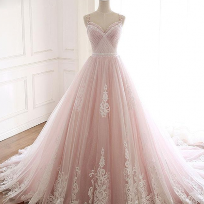 Sweetheart Lace Tulle Long Prom Dress Lace Evening..