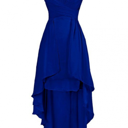Charming Prom Dress,royal Blue Sweetheart Prom..