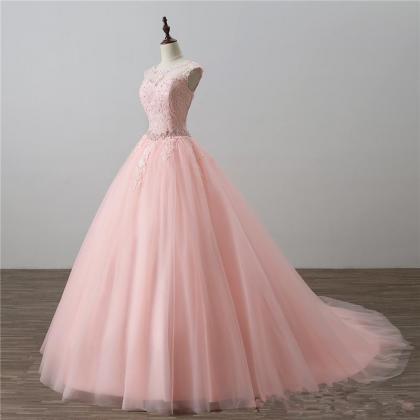Newest Ball Gown Quinceanera Dresses Beaded Prom..