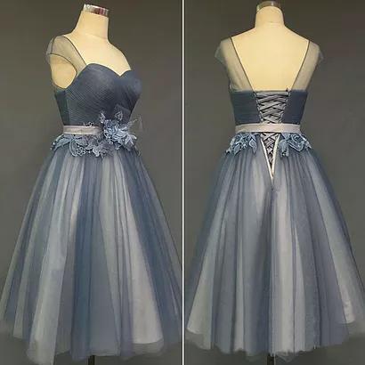 Short Homecoming Dress, Prom Dress With Appliques,..