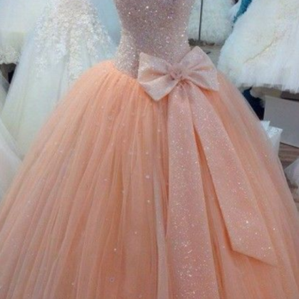 Custom Made Pink Sweetheart Neckline Prom Dresses,..