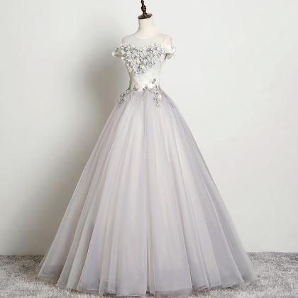 Color Wedding Dress Fluffy Skirt Banquet..