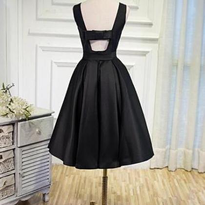 Homecoming Dresses Lovely Simple Satin Knee Length..