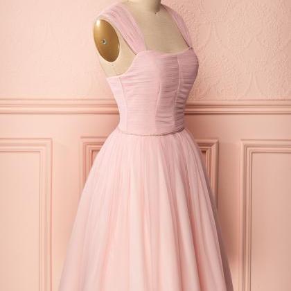 Homecoming Dress,cute Pink Prom Dress,