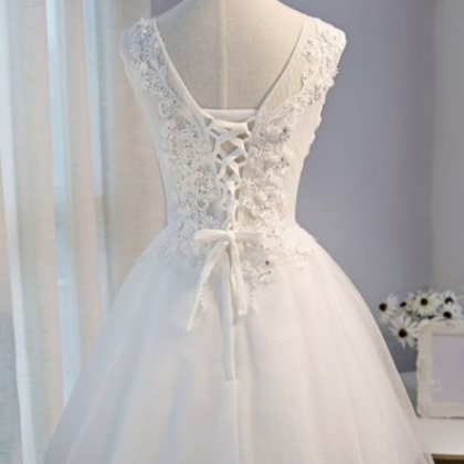 Elegant Tulle Prom Dress, Short Homecoming Dress,..