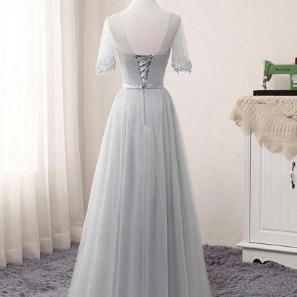 Prom Dresses, Line Lace Tulle Long Prom Dress,..