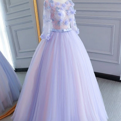 Prom Dresses Long Sweet Prom Dress, Cute A-line..