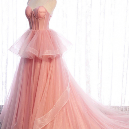 Prom Dresses Tulle Long Prom Dress A Line Evening..