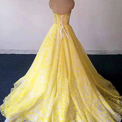 Prom Dresses Lace Strapless Long Graduation Dress,..