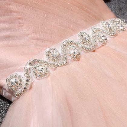Strapless Prom Dresses,tulle Homecoming..
