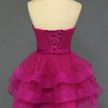 Sweetheart Neckline Short Prom Dress Homecoming..