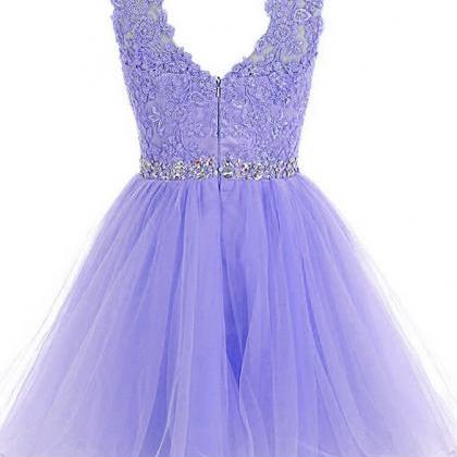 Short Tulle Party Dresses, Homecoming Dresses,..