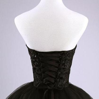 Elegant Ball Gown Prom Dresses, Sweetheart Mini..