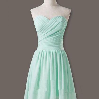 Pretty And Cute Short Simple Prom Dresses, Simple..