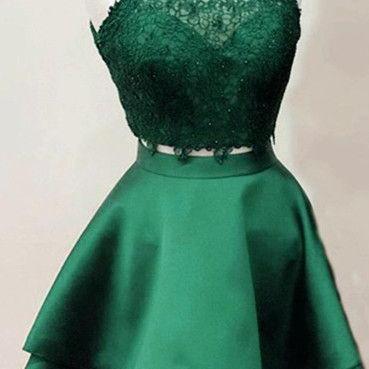 Dark Green Homecoming Dresses,emerald Green..