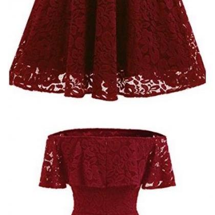 Lace Homecoming Dresses, Homecoming Dresses Short,..